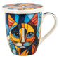 Tisanière Chat Géométrique