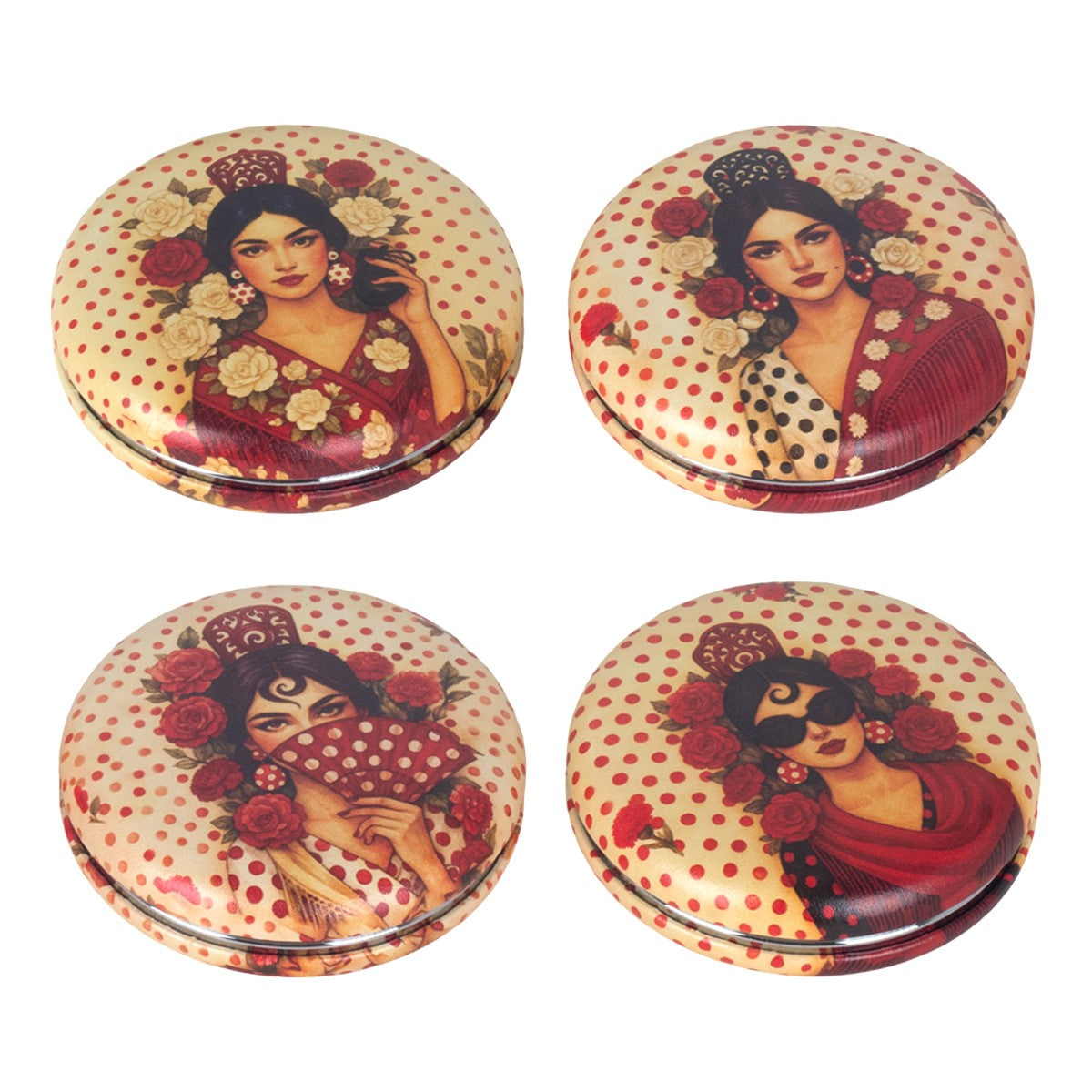 Miroir de Poche Flamenco