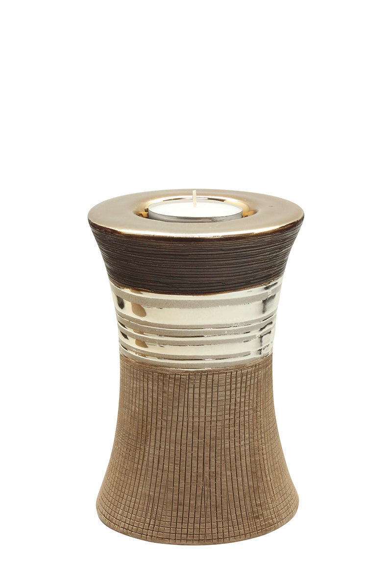 Bougeoir Beige/Marron