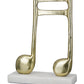Sculpture Note de Musique Dorée