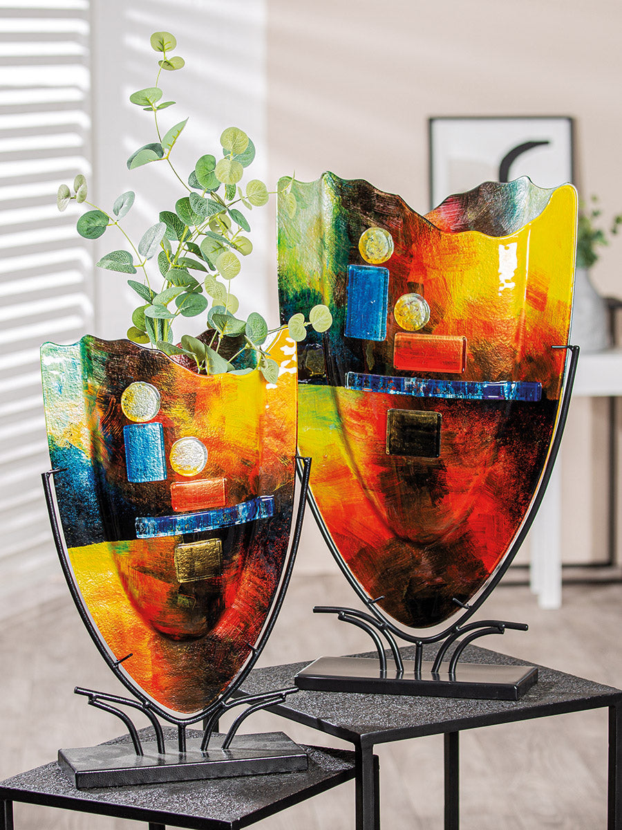 Vase Ovale en Verre
