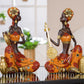 Africaine Musicienne Assise