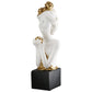 Sculpture Femme Avec Rose