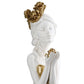 Sculpture Femme Avec Rose