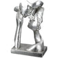 Sculpture Couple Argent Antique