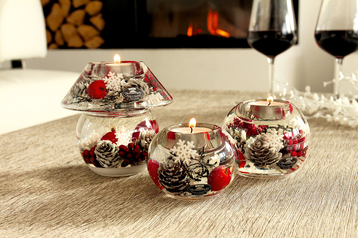 Bougeoir Rond Dreamlight "baies d'hiver"