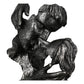 Sculpture Couple Antique Noir