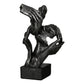 Sculpture Couple Antique Noir