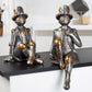 Hommes Assis Steampunk