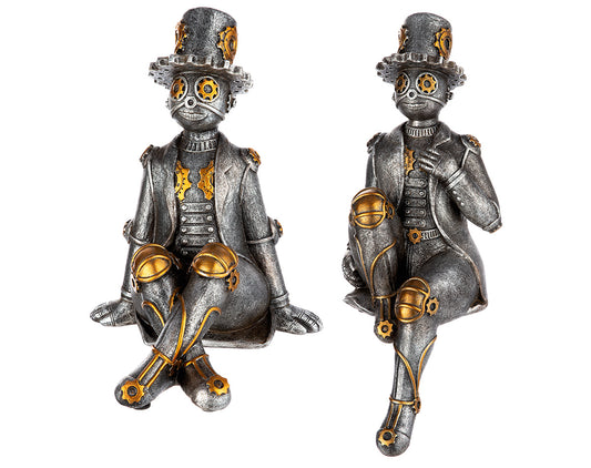 Hommes Assis Steampunk