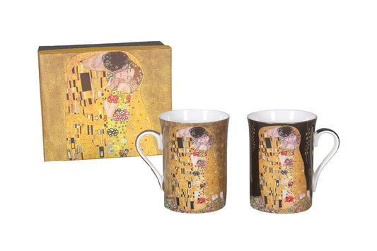Coffret 2 mugs "Le baiser" G.Klimt