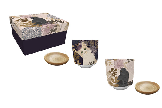 Coffret 2 tasses 120ml Florabelle