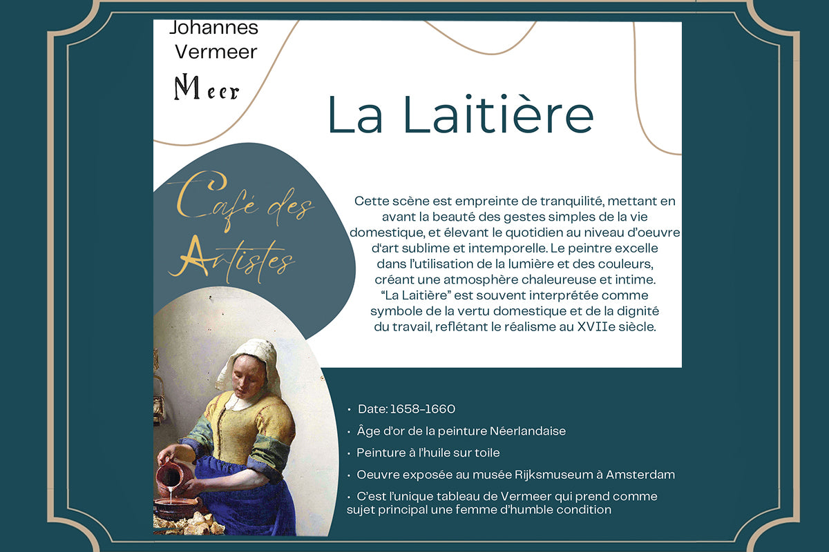 Mug "La Laitière" de Vermeer