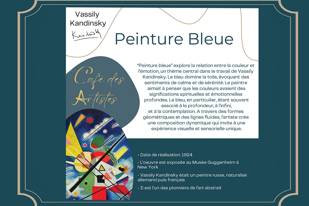 Mug "Peinture Bleue" de Kandinsky