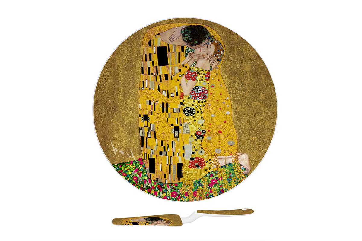Plat à tarte "Le Baiser" de G.Klimt