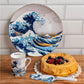 Plat à tarte "La Vague" de HOKUSAI