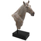 Sculpture cheval effet bois