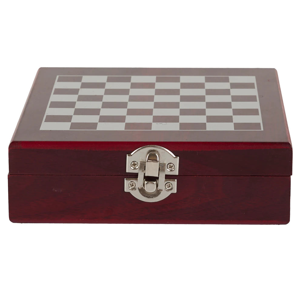Coffret vin 4pcs et échiquier