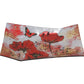 Plat Rectangulaire Papillon et Coquelicot