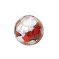 Bougeoir Rond Papillon et Coquelicot