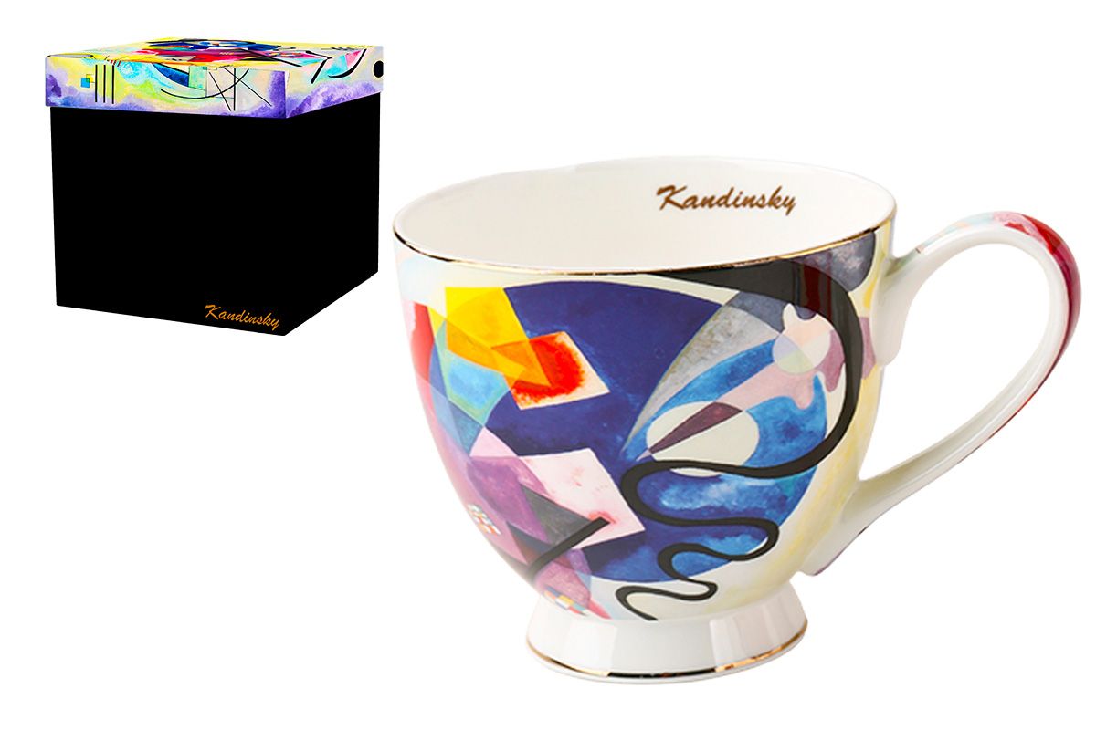 Tasse déjeuner 500ml "Jaune-Rouge-Bleu" de Kandinsky