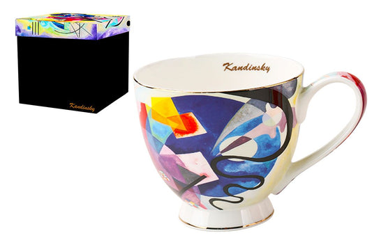 Tasse déjeuner 500ml "Jaune-Rouge-Bleu" de Kandinsky