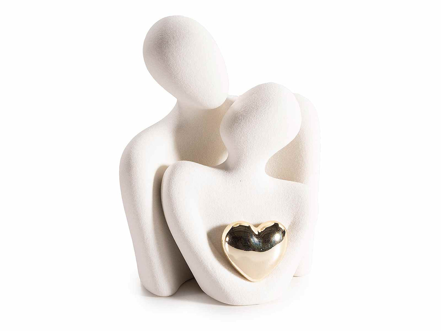 Couple Amoureux Blanc/Or