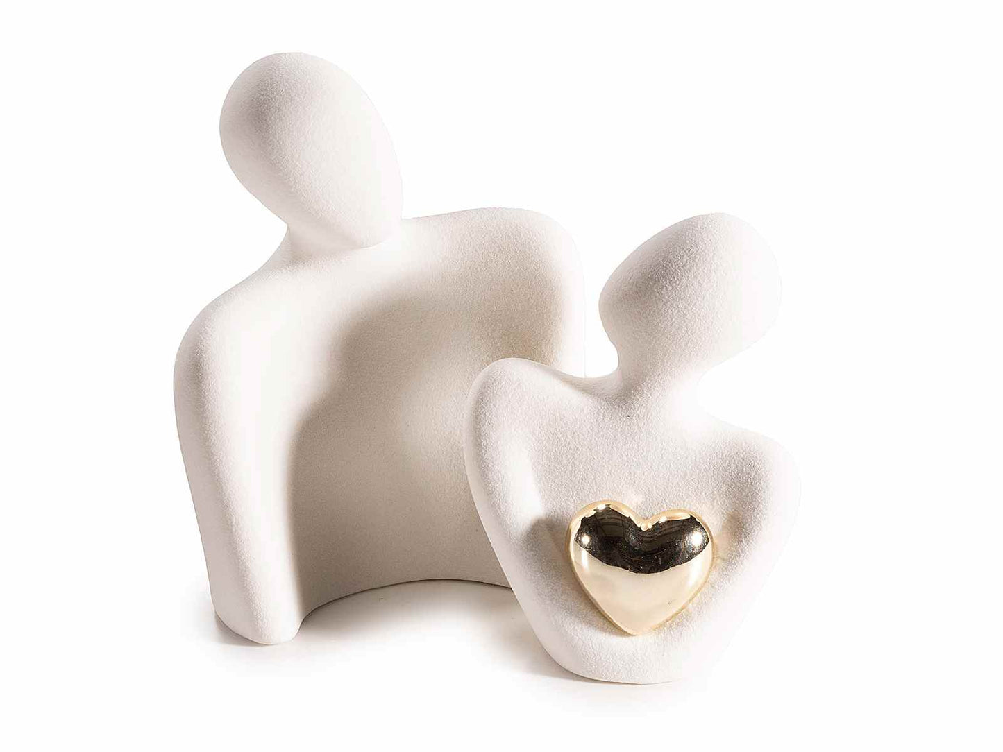 Couple Amoureux Blanc/Or