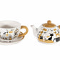 Ensemble tasse et théière chat