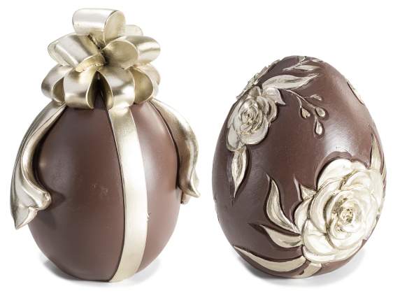Oeufs de Pâques Effet Chocolat