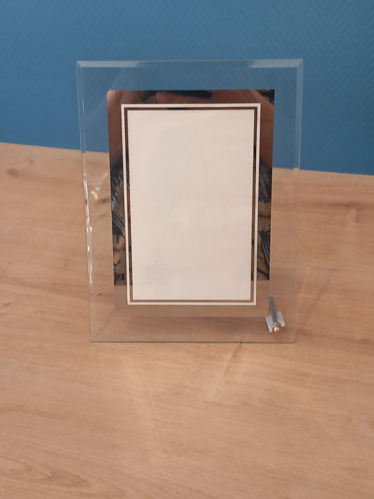 Cadre photo en verre