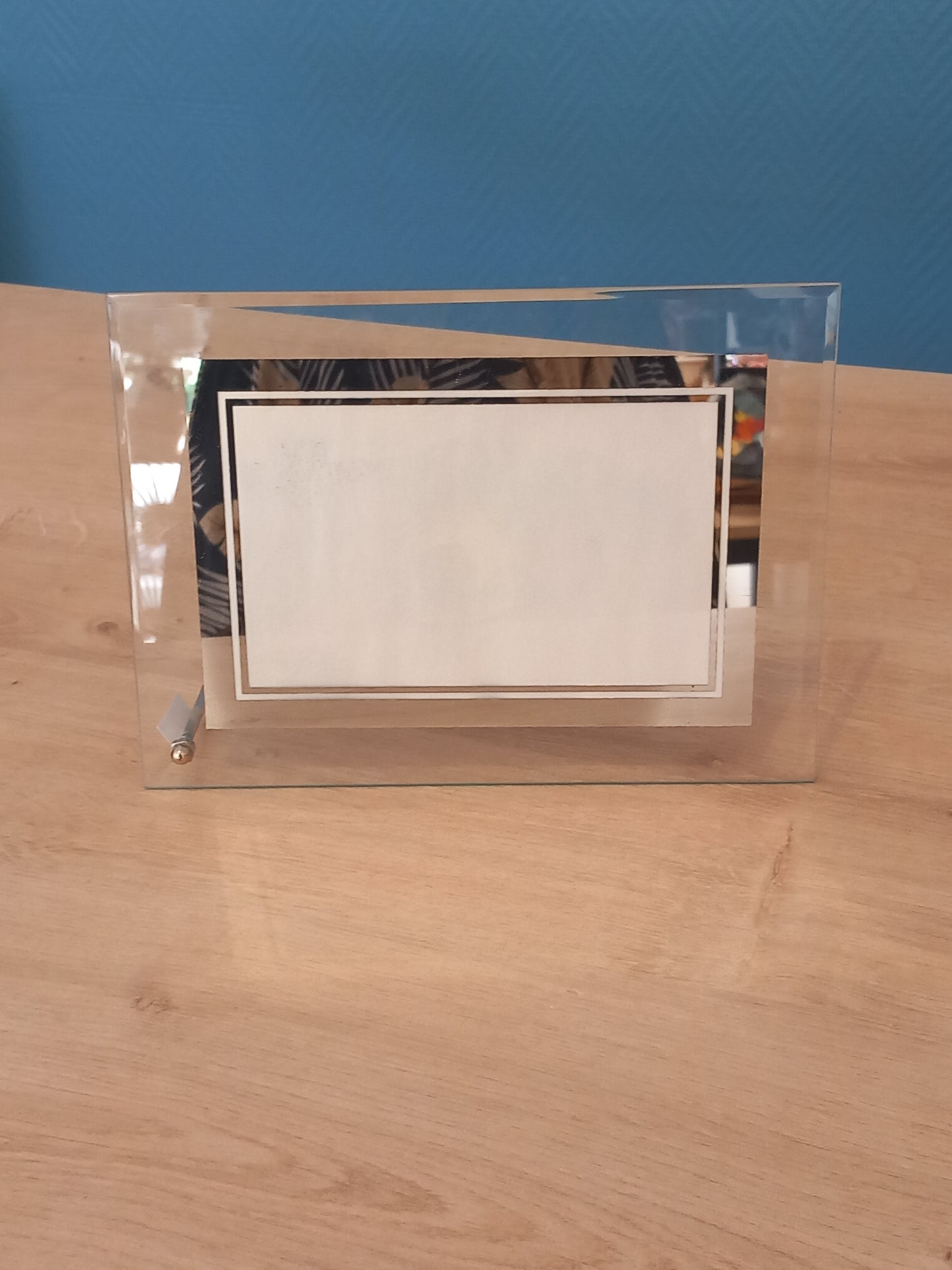Cadre photo en verre