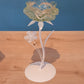 Bougeoirs Fleurs Vertes