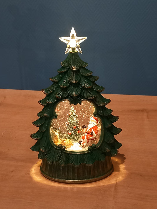 Sapin LED Boule à Neige