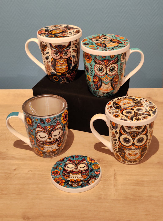 Tisanière Hibou
