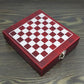 Coffret vin + échecs
