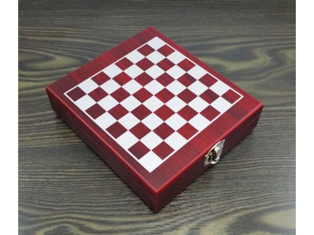 Coffret vin + échecs