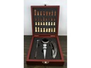 Coffret vin + échecs