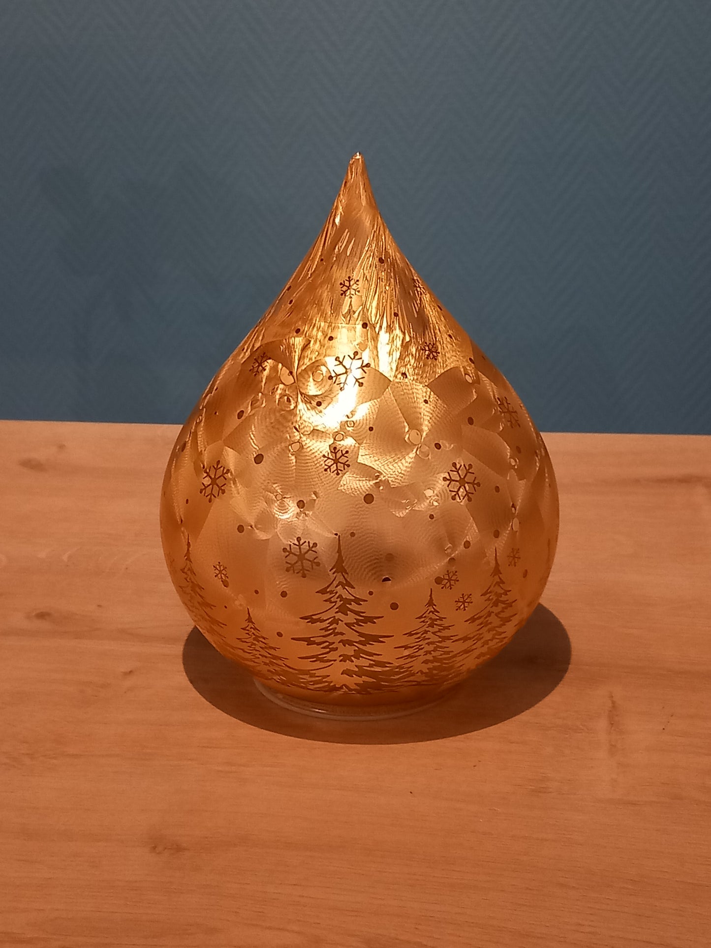 Goutte Lumineuse Doré