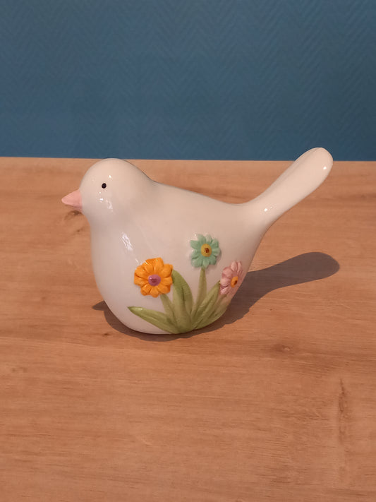 Oiseau Décor Floral
