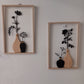 Cadre 2 Vases Noir&Blanc