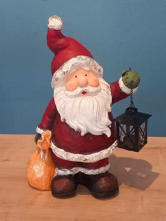 Père Noël avec lanterne