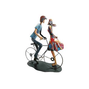 Sculpture Couple Vélo
