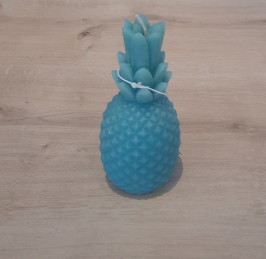 Bougie ananas bleu